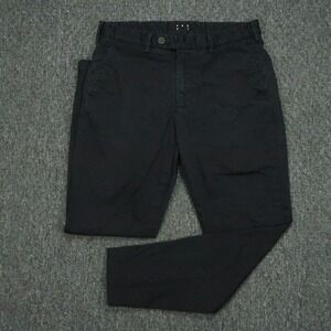 Asket Pants Mens 32x30 Blue The Chino Lightweight Trouser Flat Front Stretch